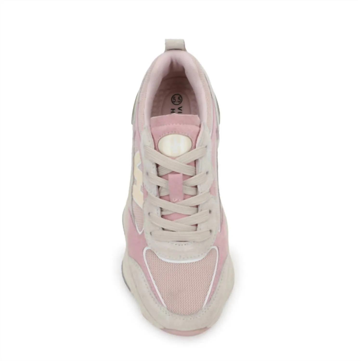Women's Dash 3 Sneaker In Grey/soft Pink