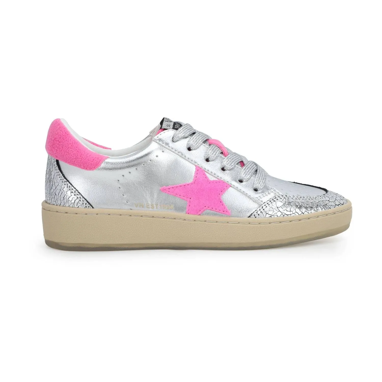 Women's Denisse Sneakers In Silver/snake/pink