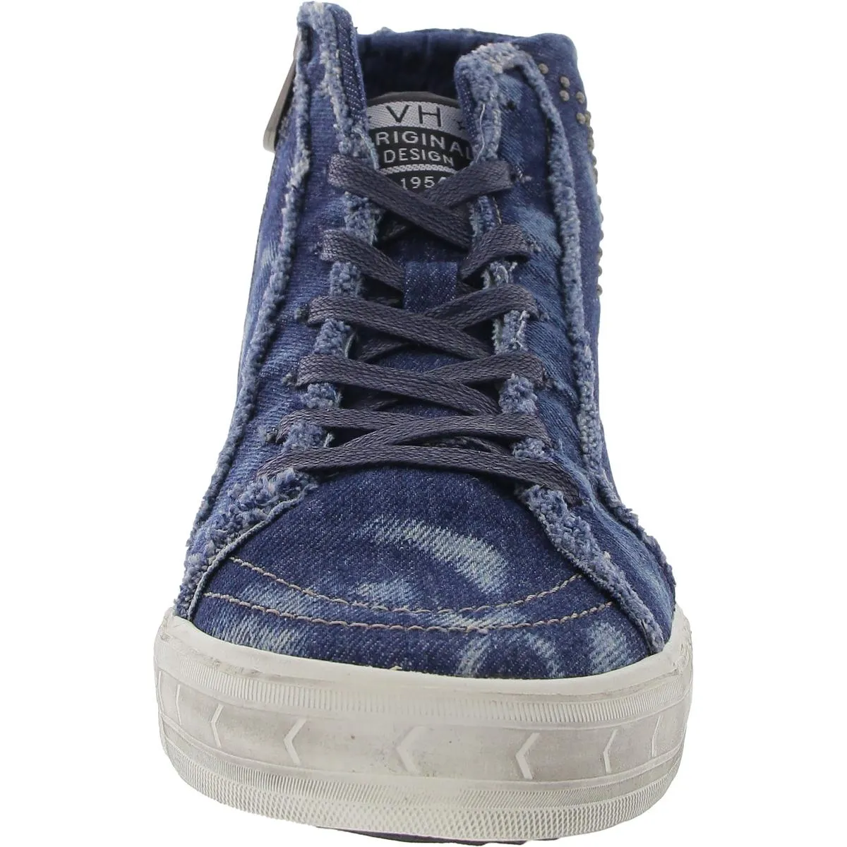Womens Distressed Denim Casual And Fashion Sneakers