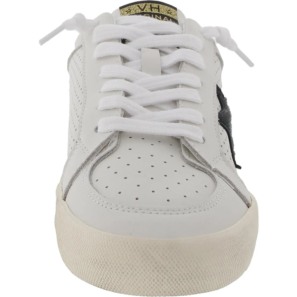 Womens Distressed Leather Casual And Fashion Sneakers