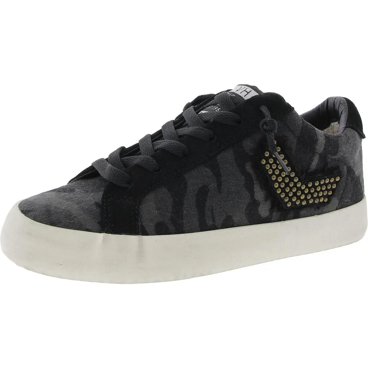 Womens Distressed Leather Casual And Fashion Sneakers