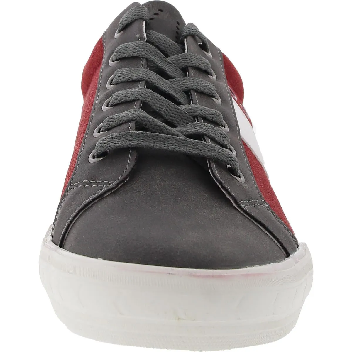 Womens Distressed Suede Casual And Fashion Sneakers