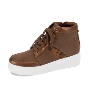 Women's Edisia High Top Sneaker In Brown