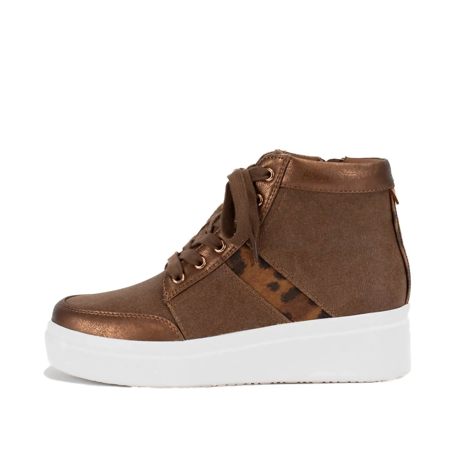Women's Edisia High Top Sneaker In Brown