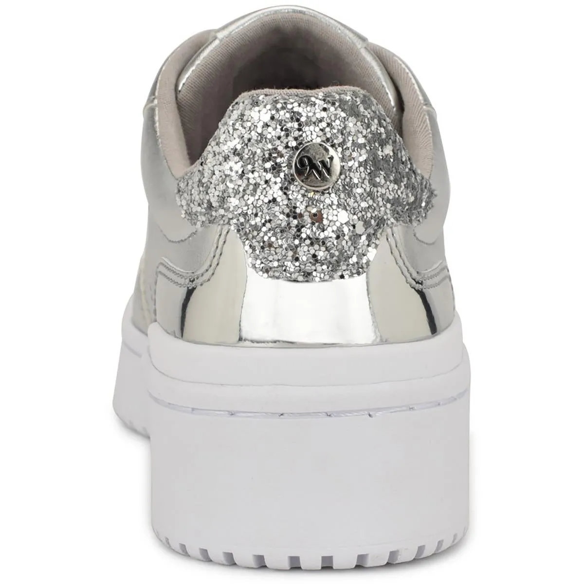 Womens Faux Leather Lace-Up Casual And Fashion Sneakers