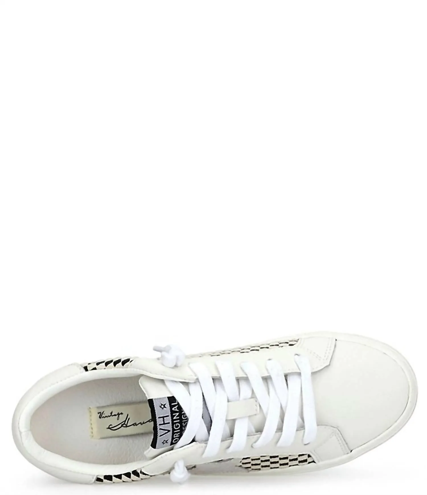 Women's Flair 40 Sneaker In Black/white Natural Checkered