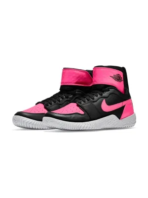 Women's Flare Aj1 Shoes In Black/pink