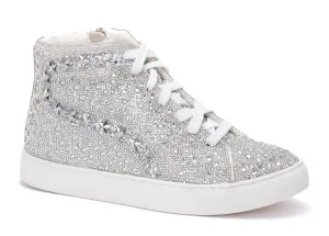 Women's Flashy Sneakers In Silver