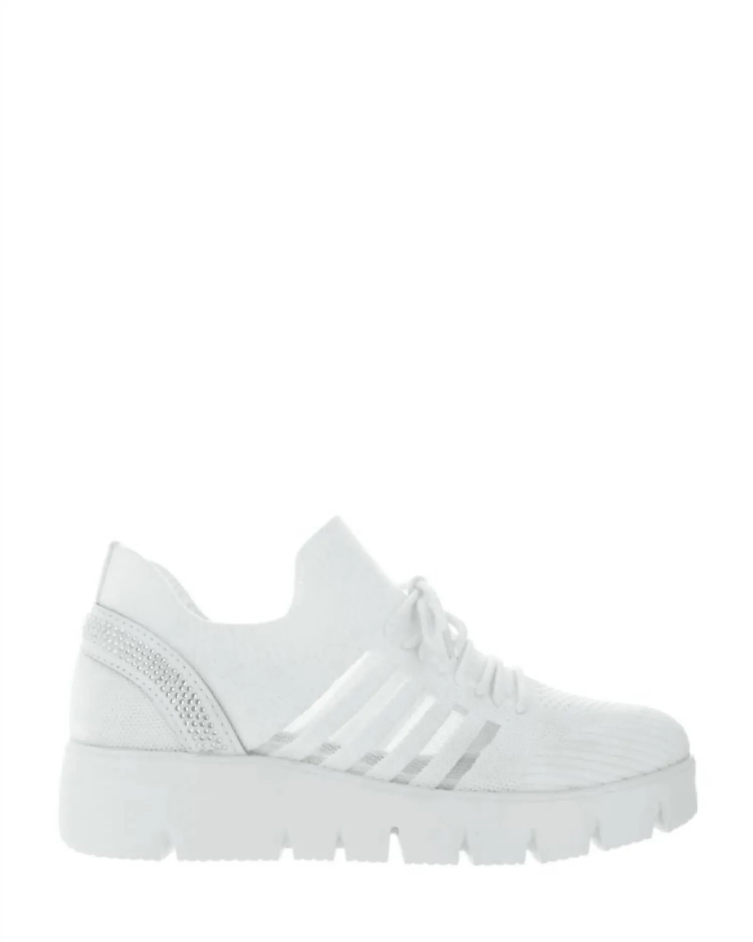 Women's Fx Bernie Crystal Sneaker In White