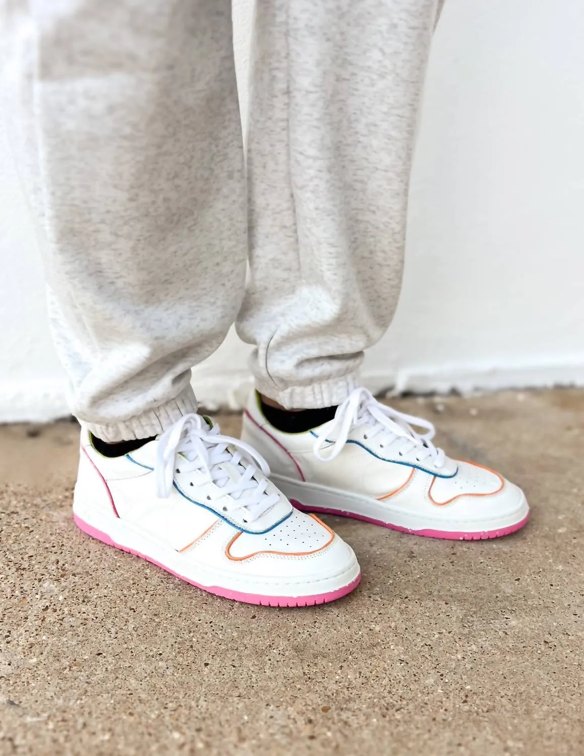 Women's Gadol Style 1 Sneaker In Pink/blue/yellow
