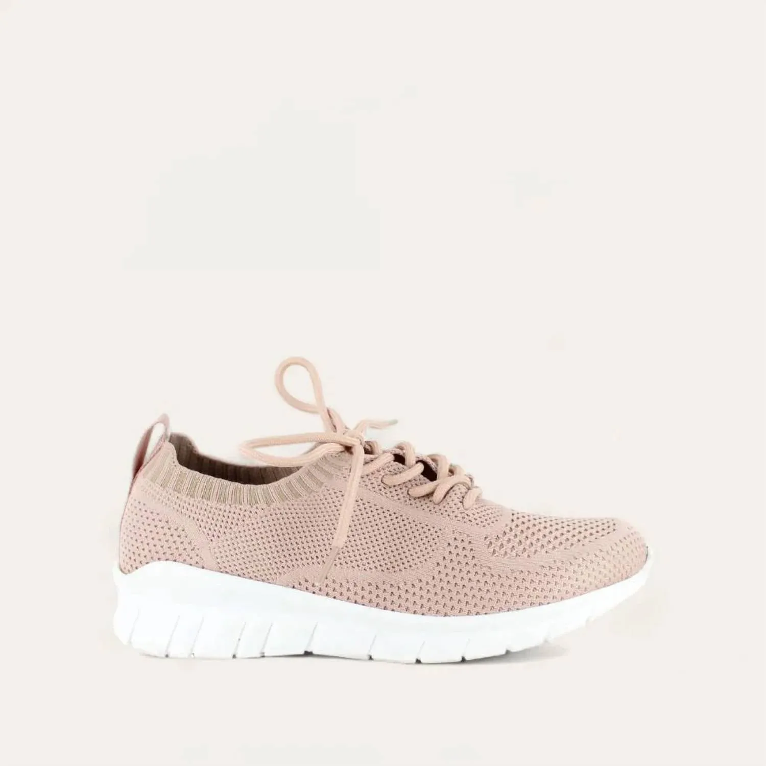 Women's Galaxy Sneakers - Medium In Light Pink Knit