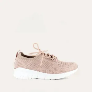 Women's Galaxy Sneakers - Medium In Light Pink Knit