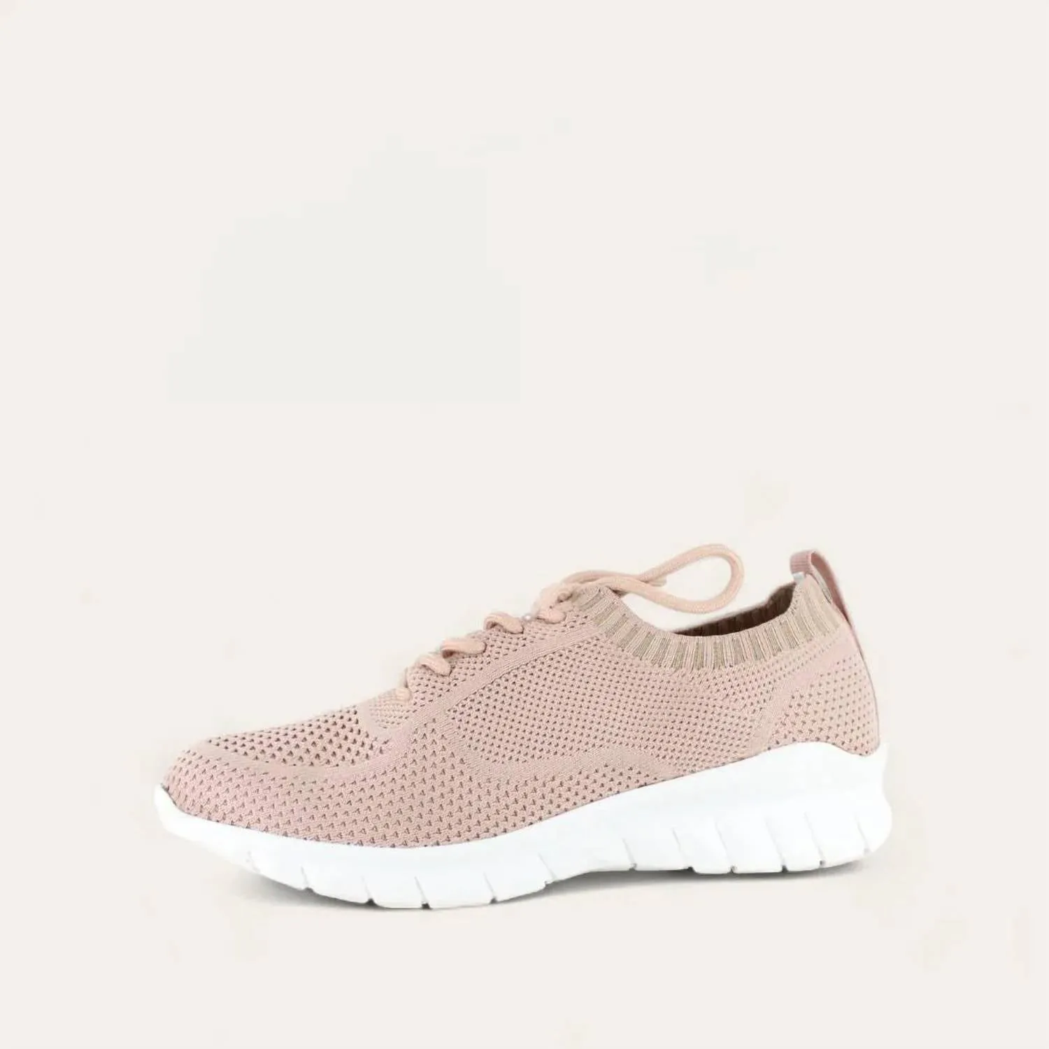 Women's Galaxy Sneakers - Medium In Light Pink Knit