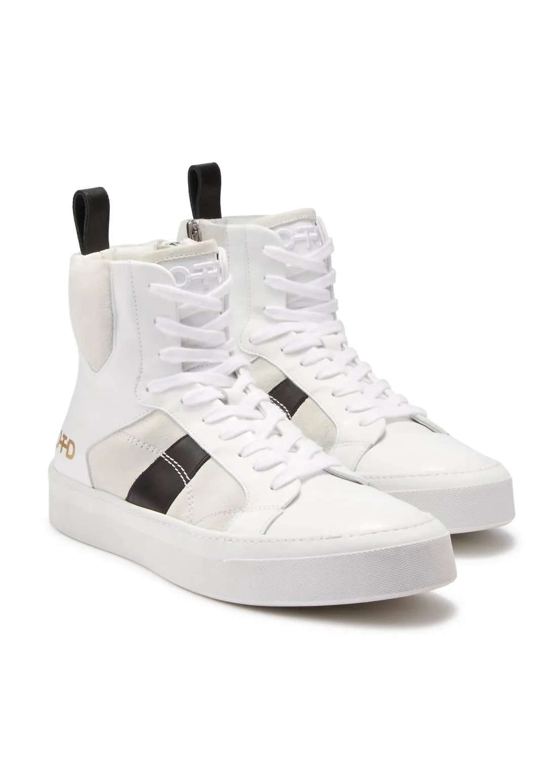 Women's Hi-Top Zip Sneaker In White