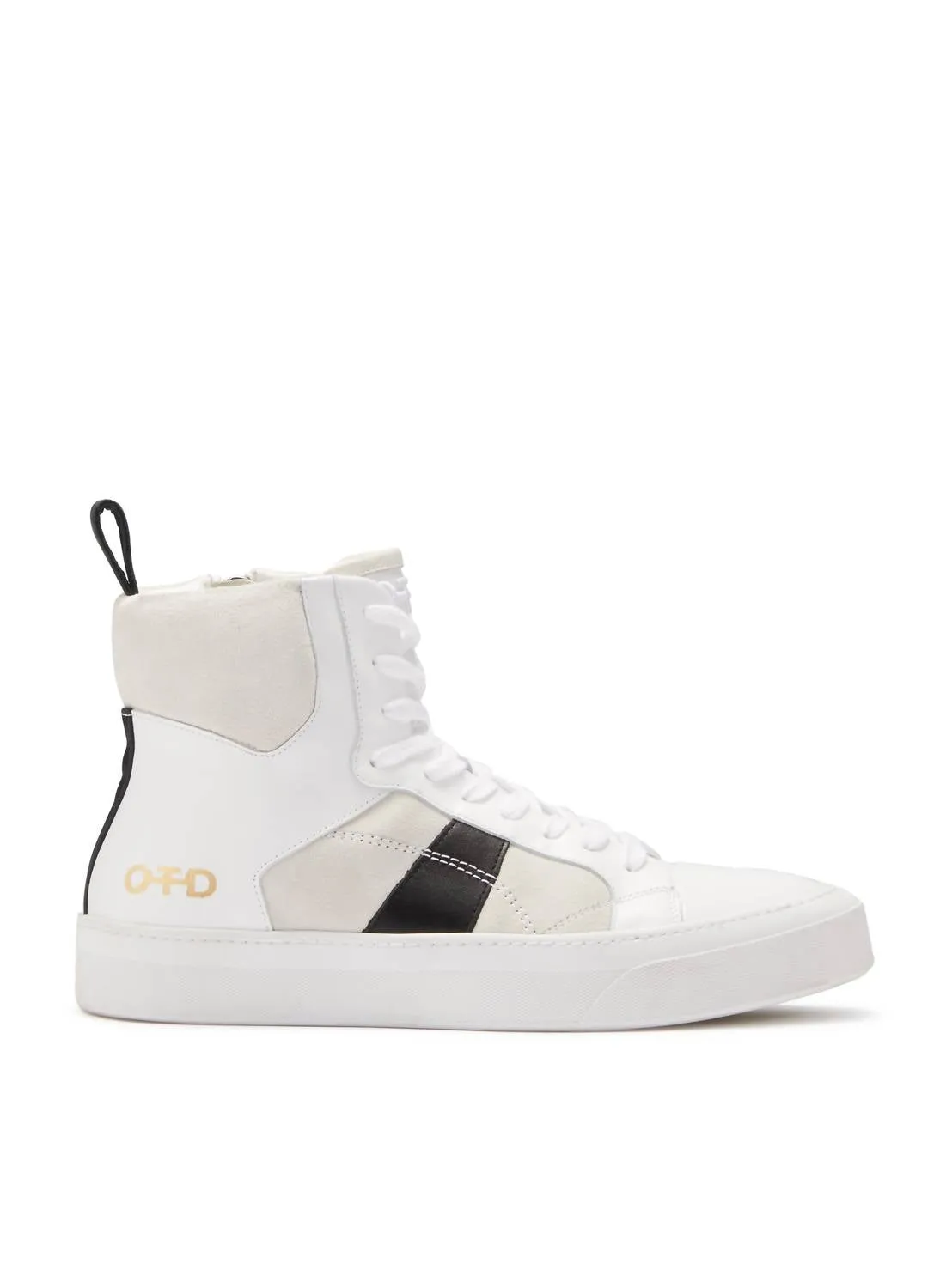 Women's Hi-Top Zip Sneaker In White