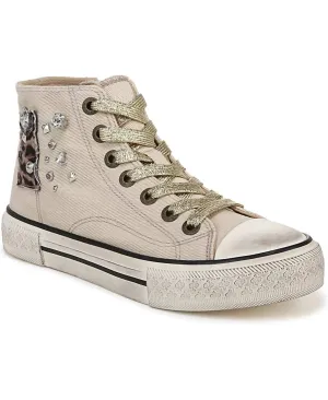 Women's Kimber Hi-Top Sneakers In Beige