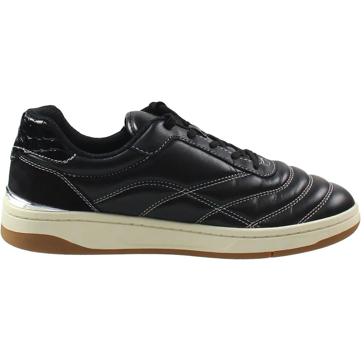 Womens Lace-Up Leather Casual And Fashion Sneakers