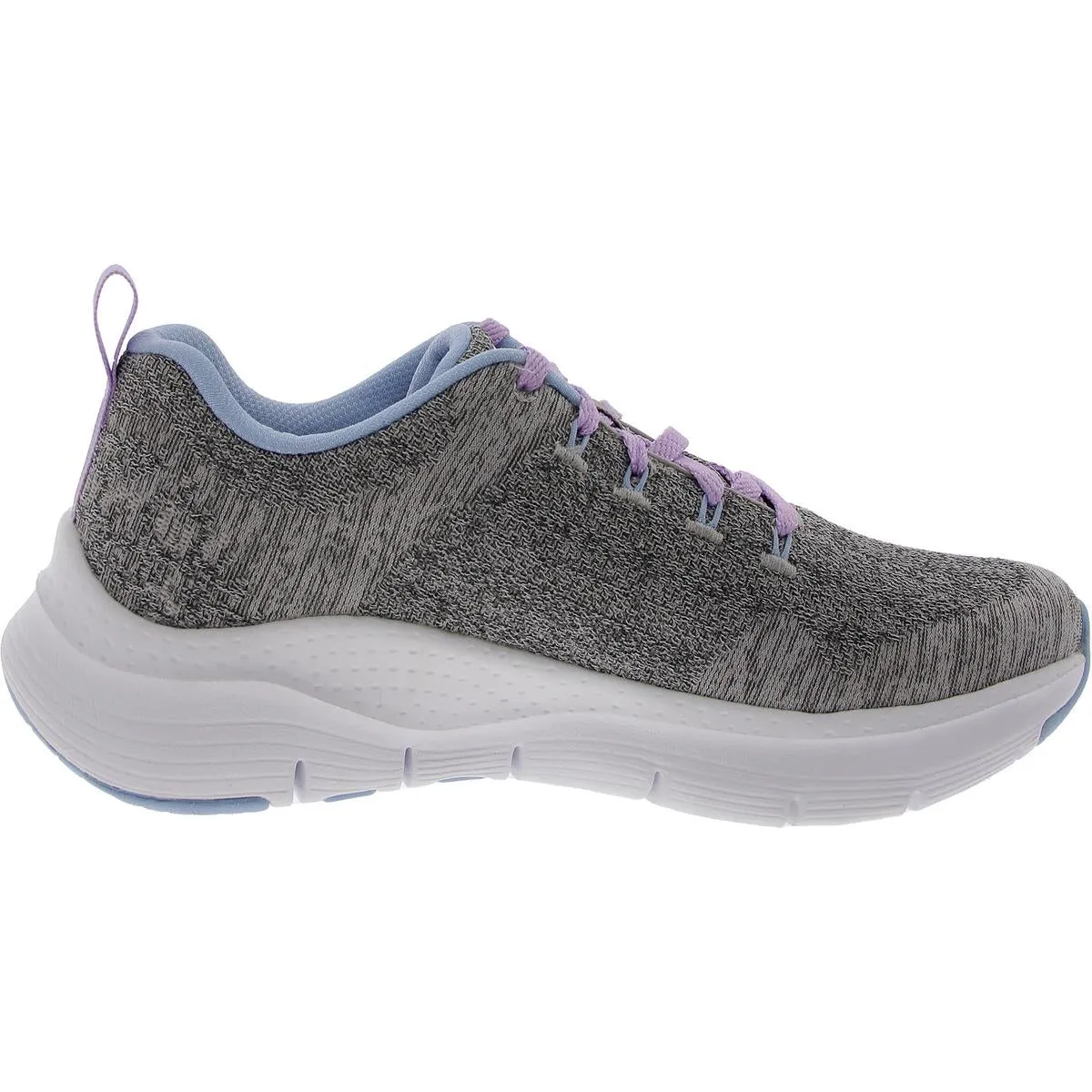 Womens Lace-Up Man Made Casual And Fashion Sneakers
