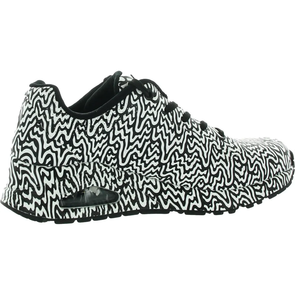 Womens Lace-Up Man Made Casual And Fashion Sneakers