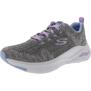 Womens Lace-Up Man Made Casual And Fashion Sneakers