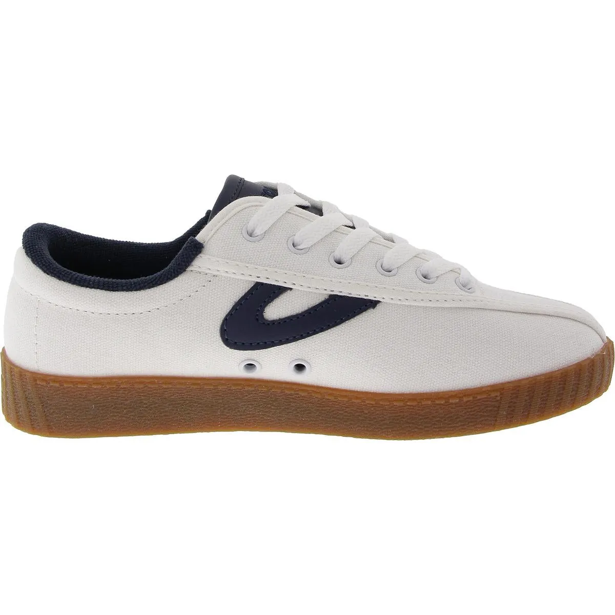 Womens Lace-Up Manmade Casual And Fashion Sneakers