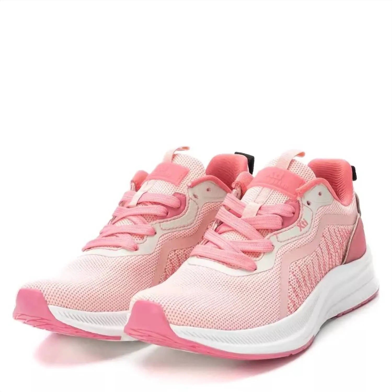 Women's Lace-Up Sneakers In Light/pastel Pink