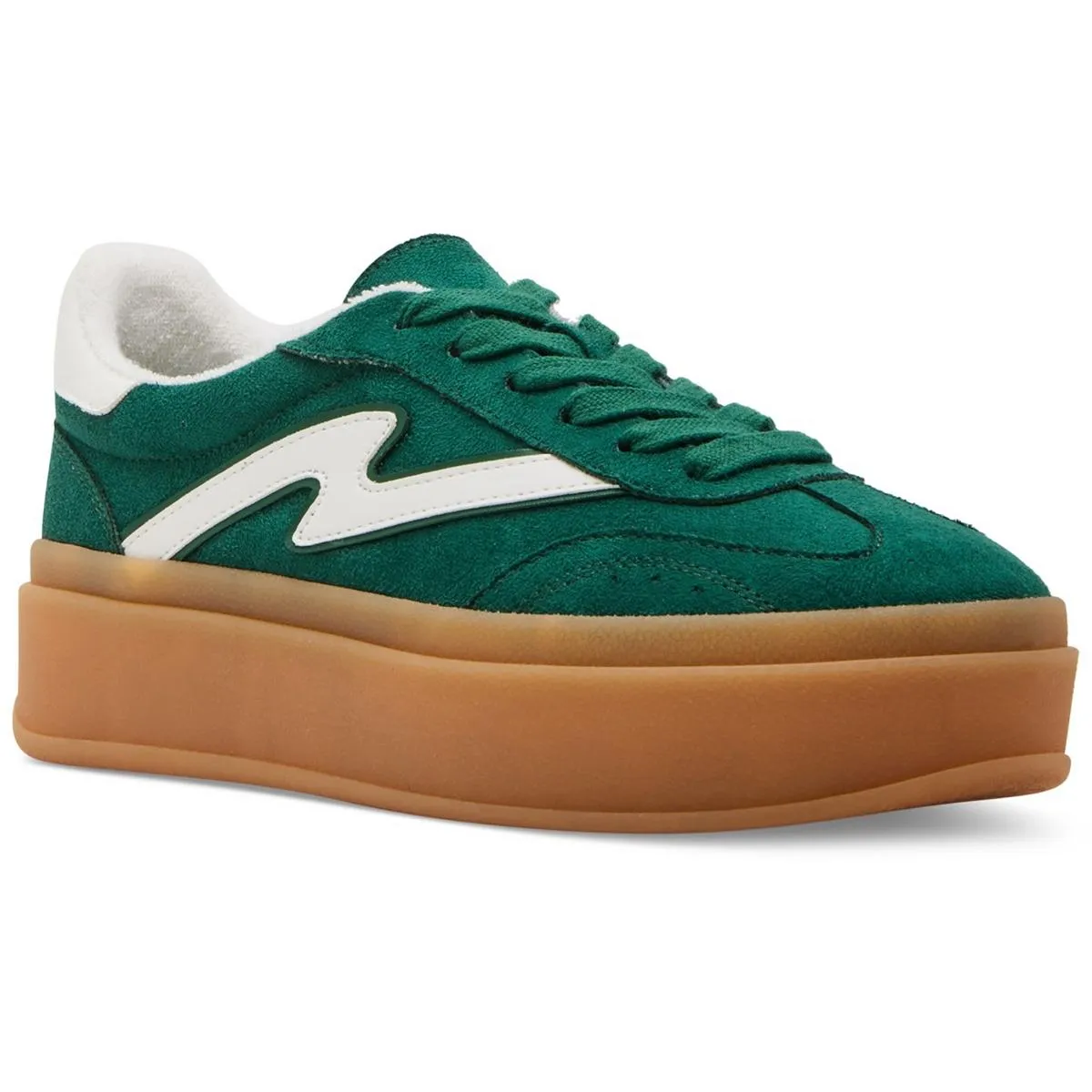 Womens Lace-Up Suede Casual And Fashion Sneakers