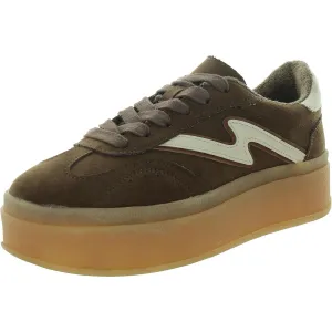 Womens Lace-Up Suede Casual And Fashion Sneakers