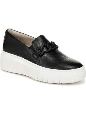 Womens Leather Buckle Casual And Fashion Sneakers