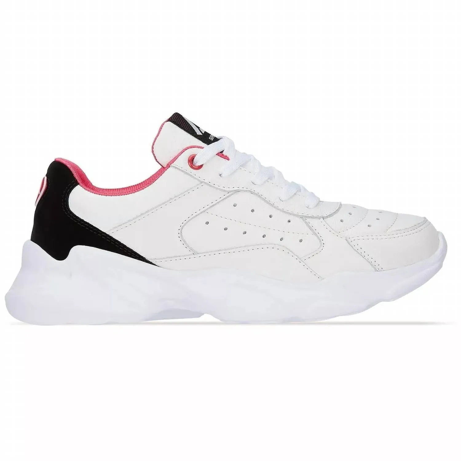 Women's Leather High Performance Sneakers In White