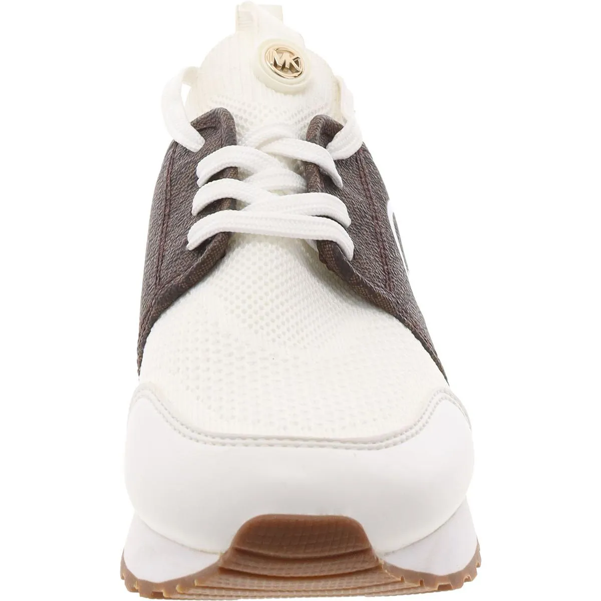 Womens Leather Lace-Up Casual And Fashion Sneakers