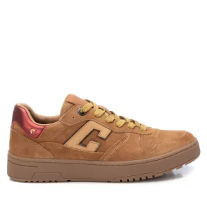 Women's Leather Sneakers In Camel