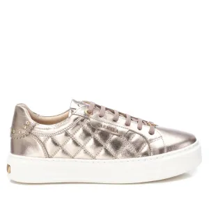 Women's Leather Trainer Sneakers In Bronze