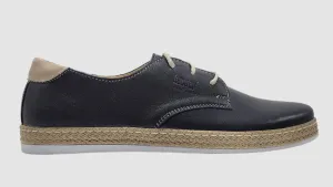 Women's Lifestyle Leather Sneakers In Navy