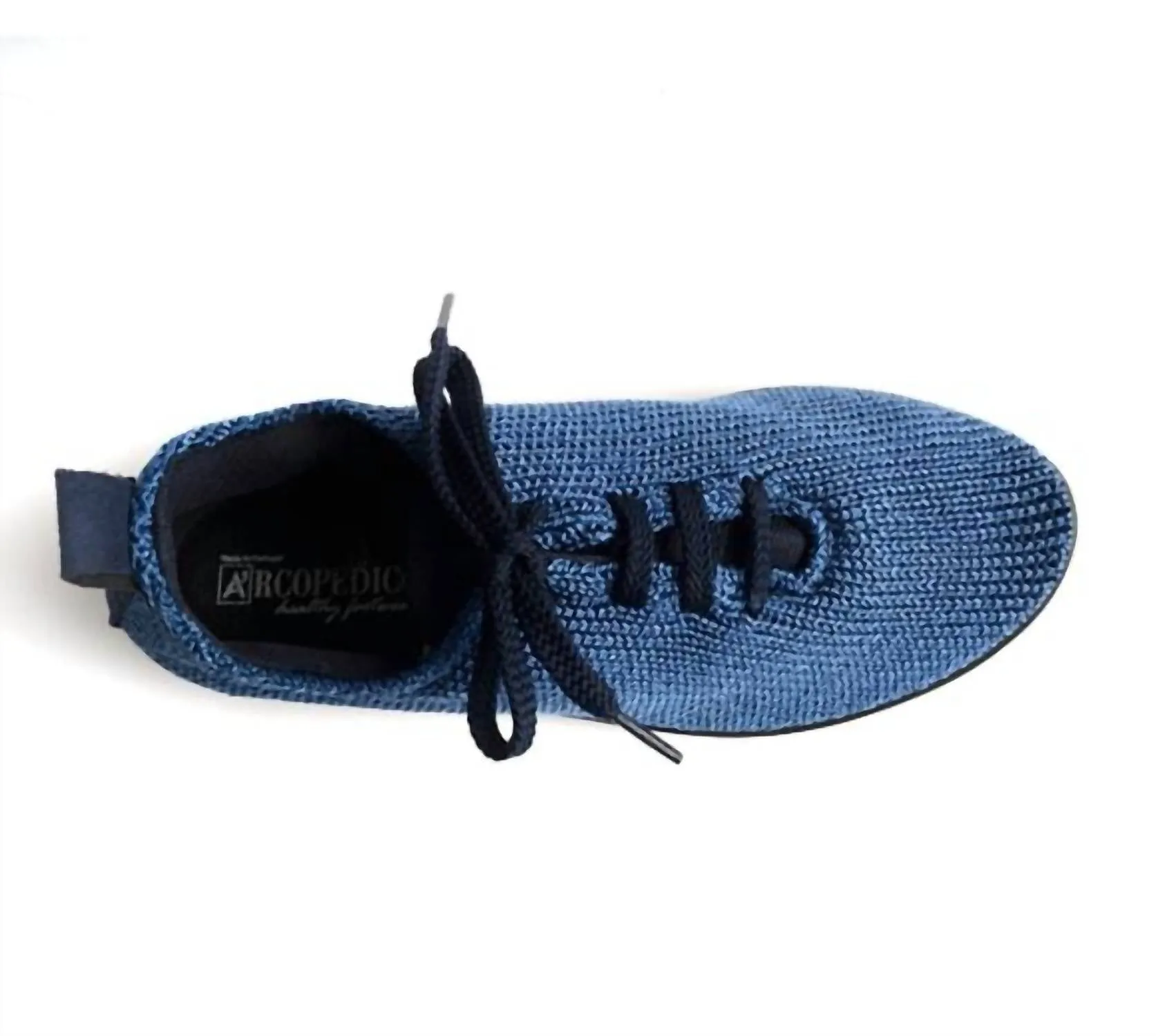 Women's Ls Knit Shoe In Denim