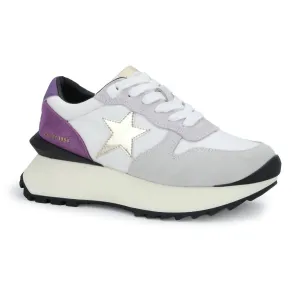 Women's Major Sneakers - Medium In Purple/black Multi