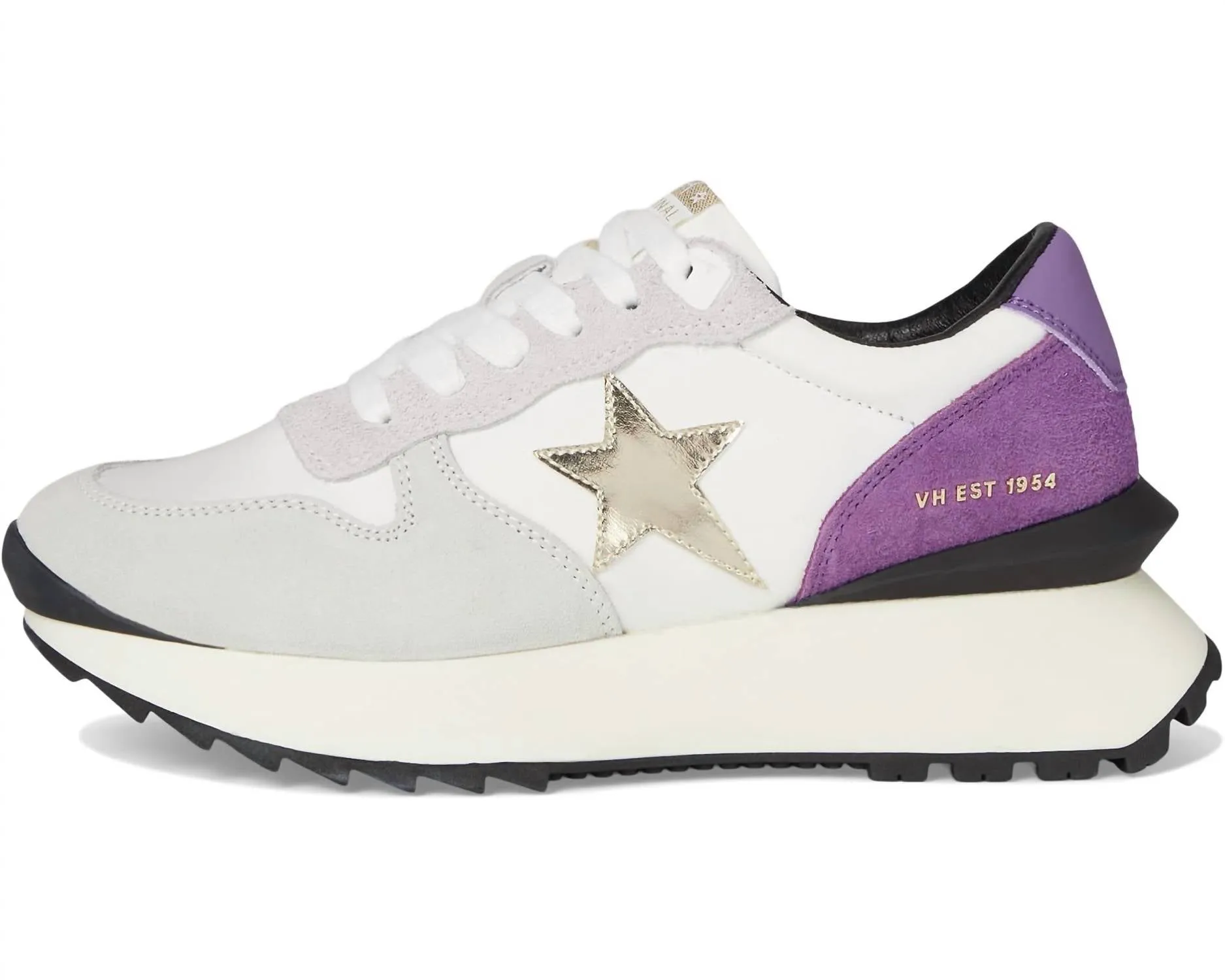 Women's Major Sneakers - Medium In Purple/black Multi