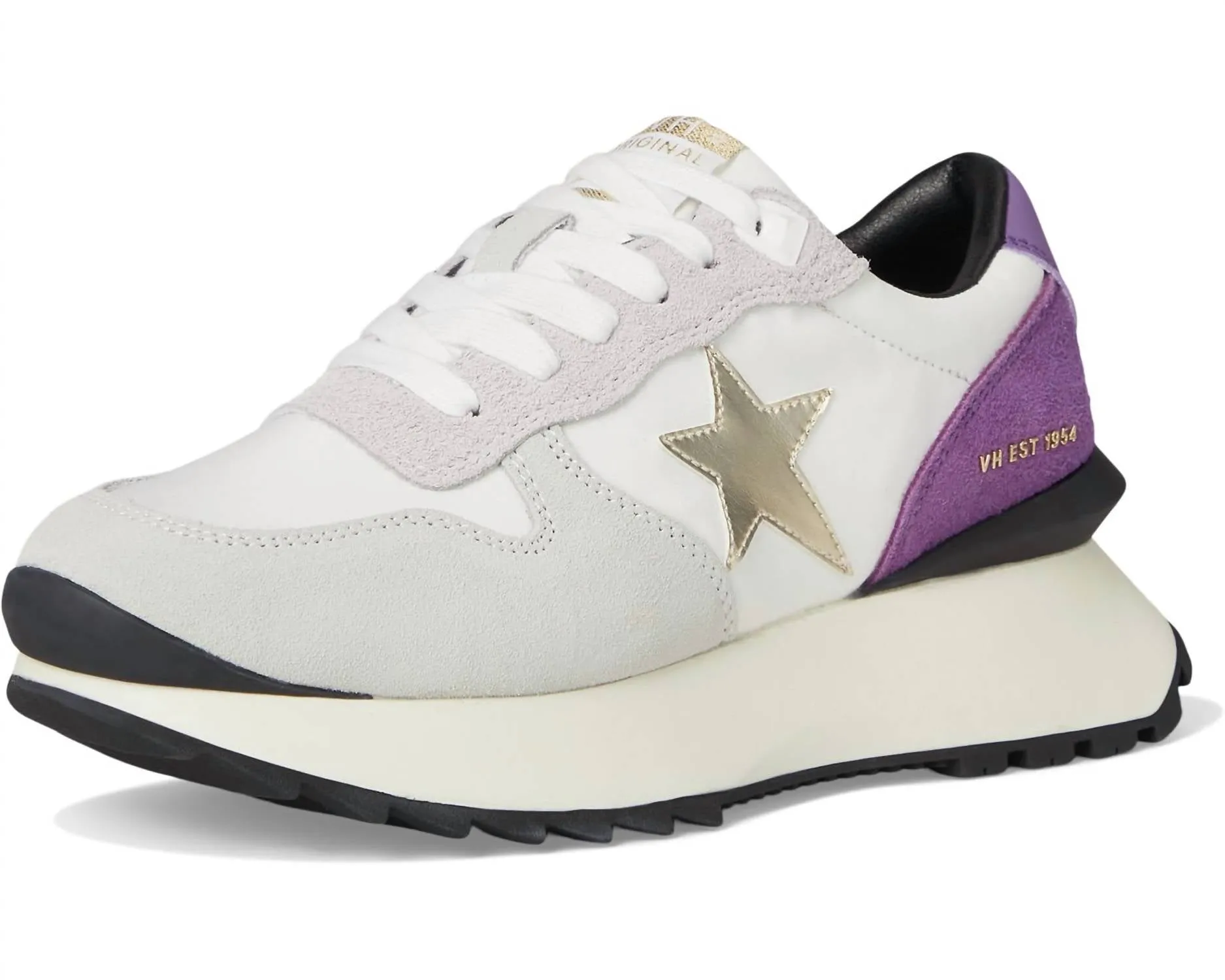 Women's Major Sneakers - Medium In Purple/black Multi