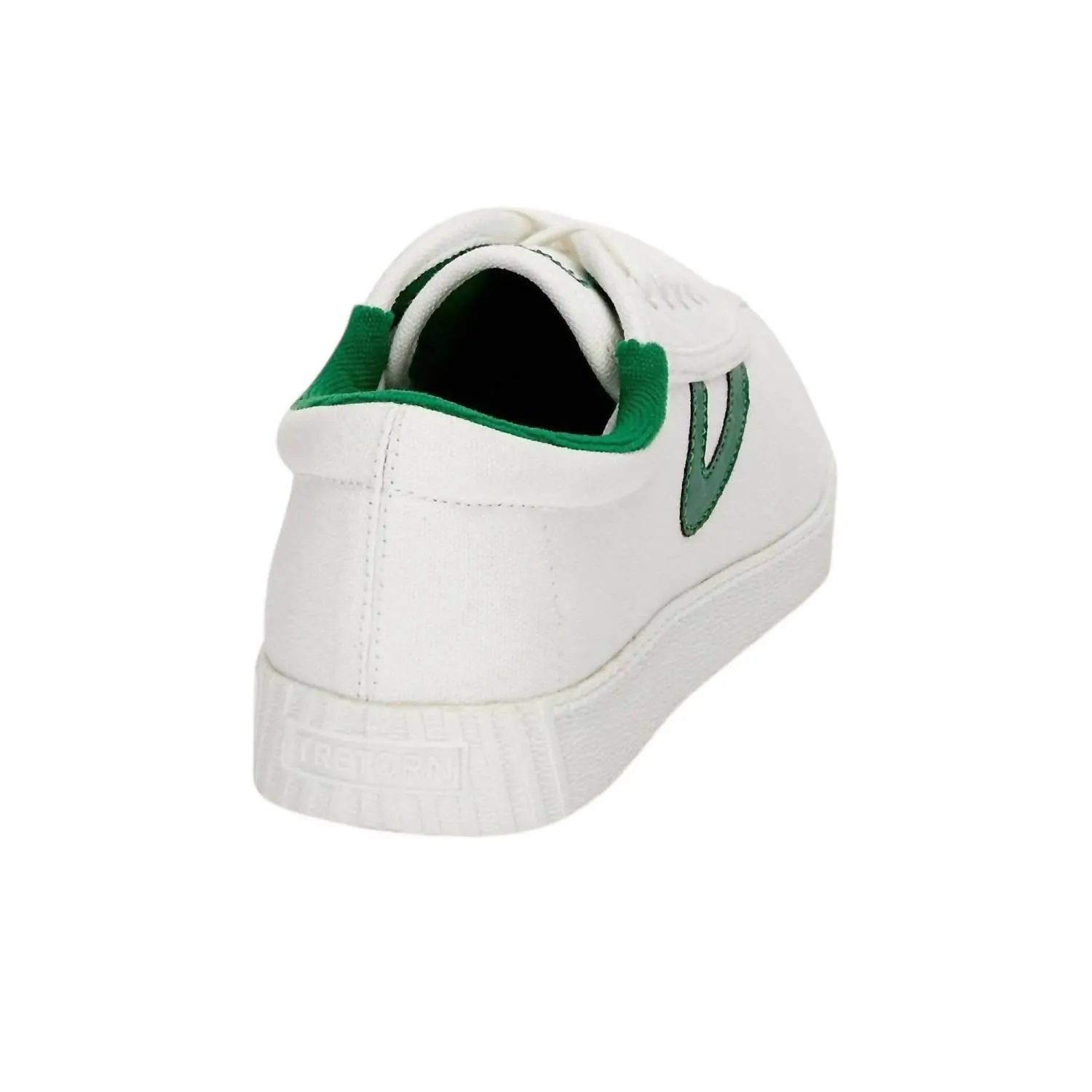 Women's Nylite Canvas Sneaker In White/green