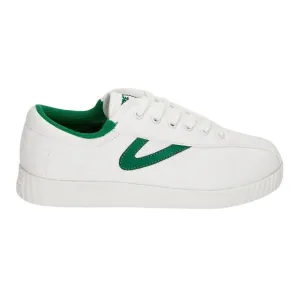 Women's Nylite Canvas Sneaker In White/green