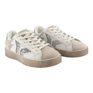 Women's Play Sneaker In Silver/glitter