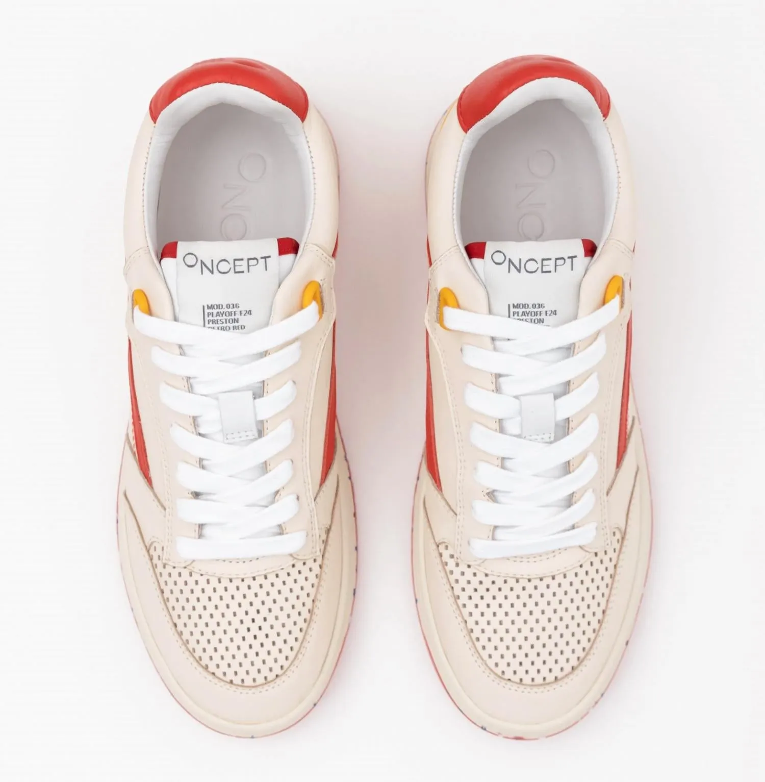 Women's Preston Sneaker In Retro Red