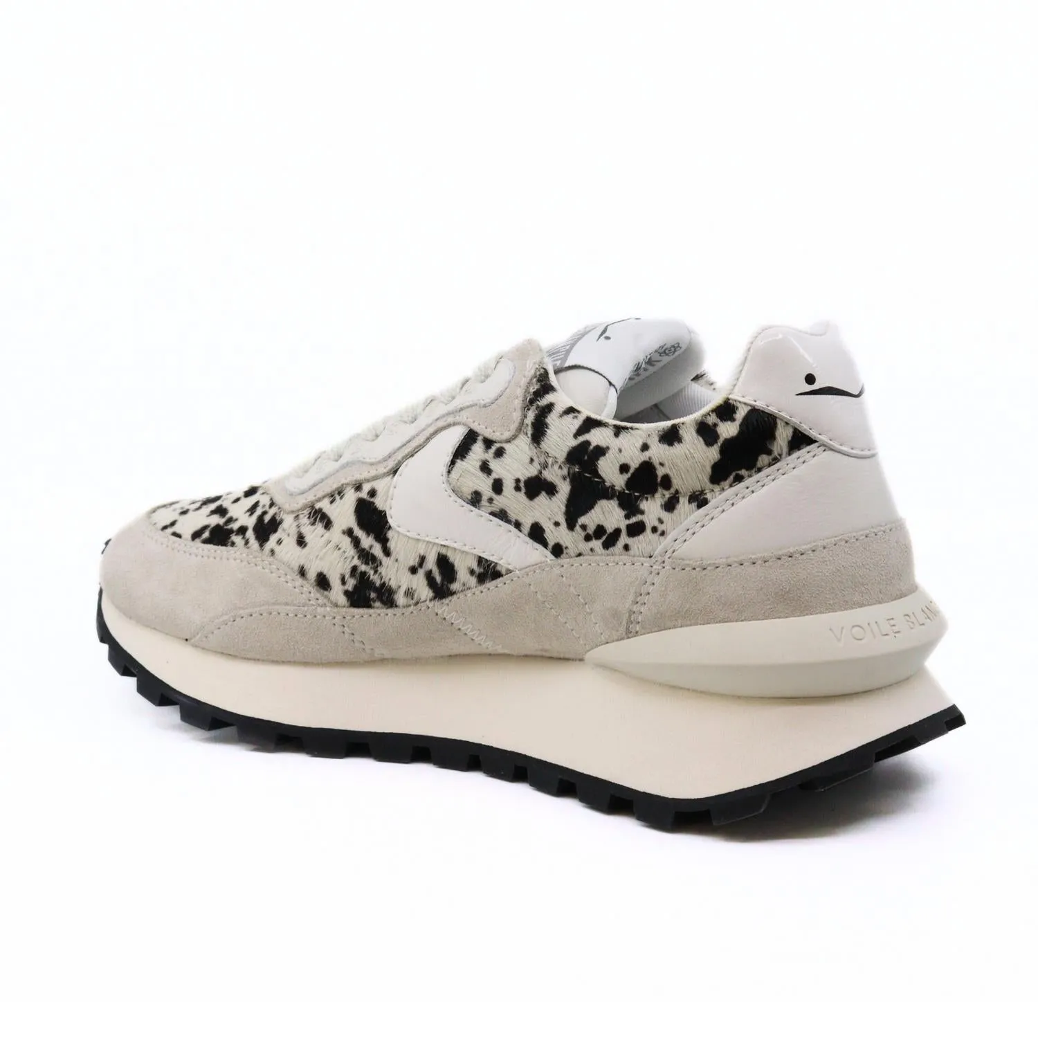 Women's Qwark Hype Suede Sneakers In White