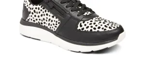 Women's Remi Spot Casual Sneaker In Black