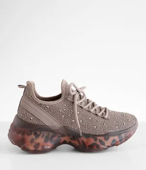 Women's Rhinestone Hella Sneaker In Taupe