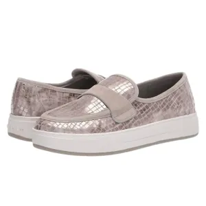 Women's Richie-Ag Sneaker In Platinum Antique Metallic Crocco