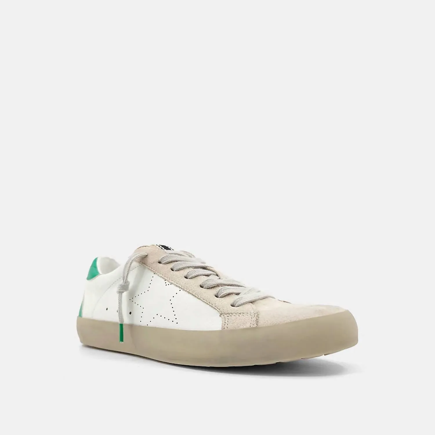 Women's Take A Step Back Sneakers In White/green