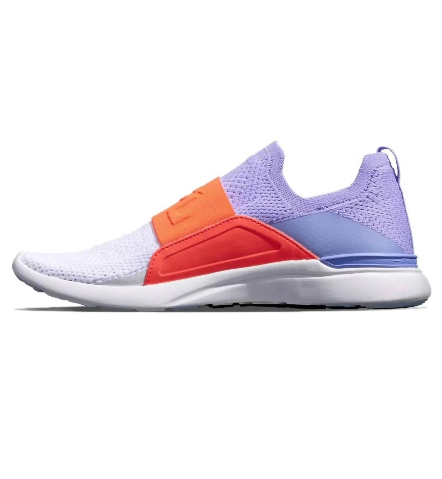 Women's Techloom Bliss Sneaker In Bellflower / Impulse Red / White