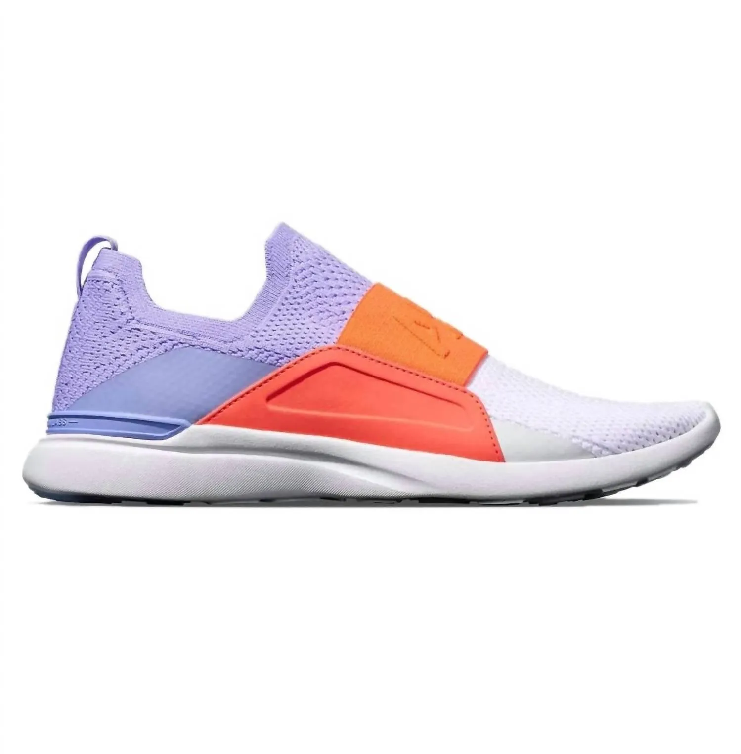 Women's Techloom Bliss Sneaker In Bellflower / Impulse Red / White