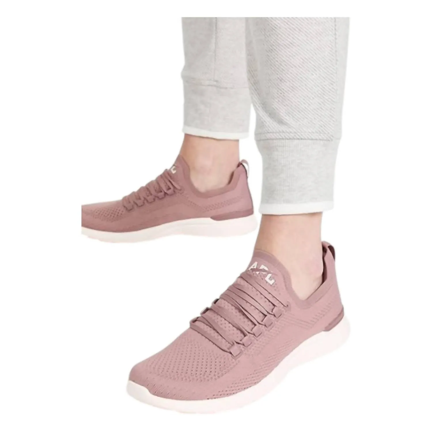 Women's Techloom Breeze Sneaker In Beachwood/creme, Pink